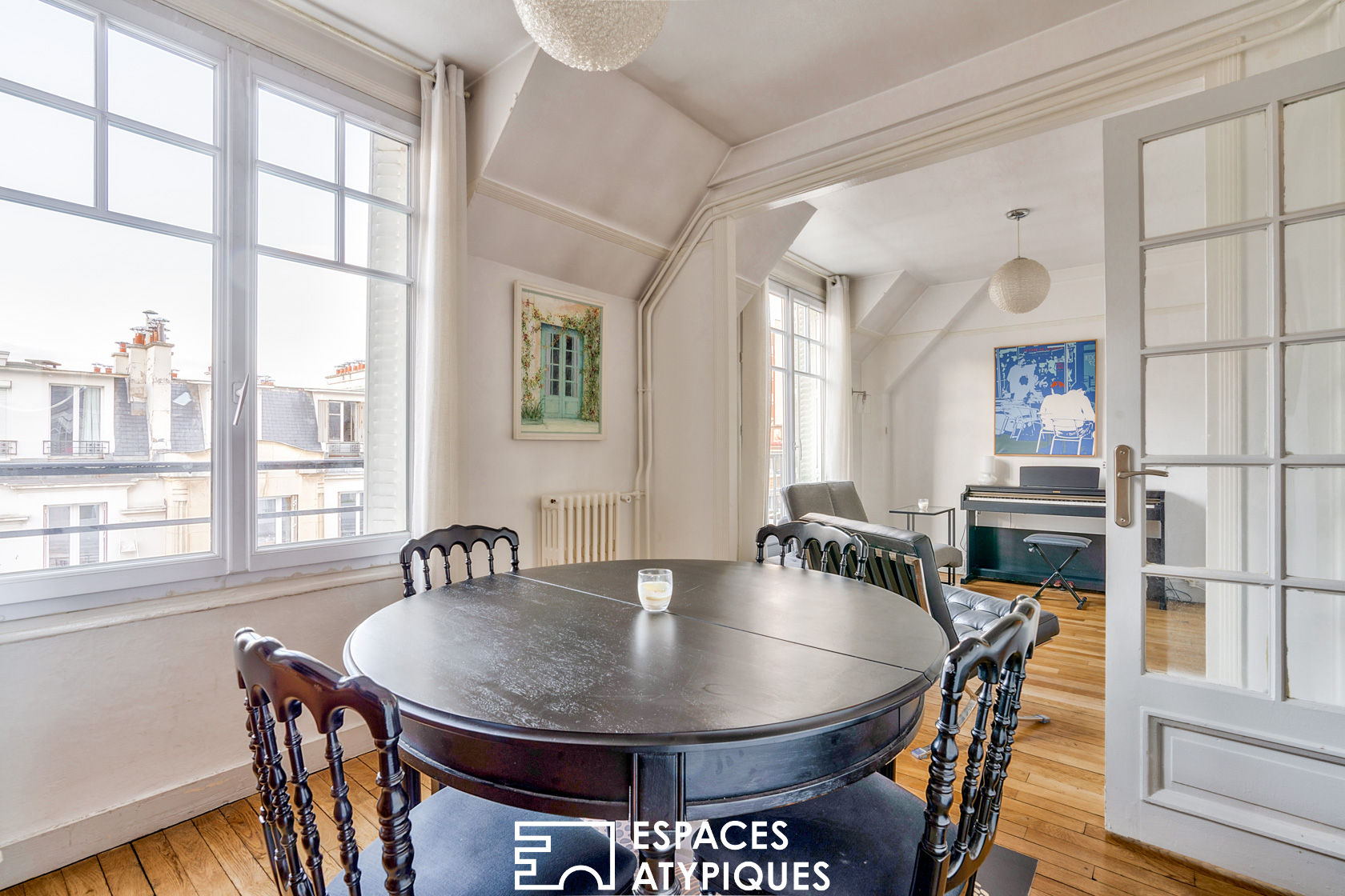 Appartement avec vue sur la tour Eiffel