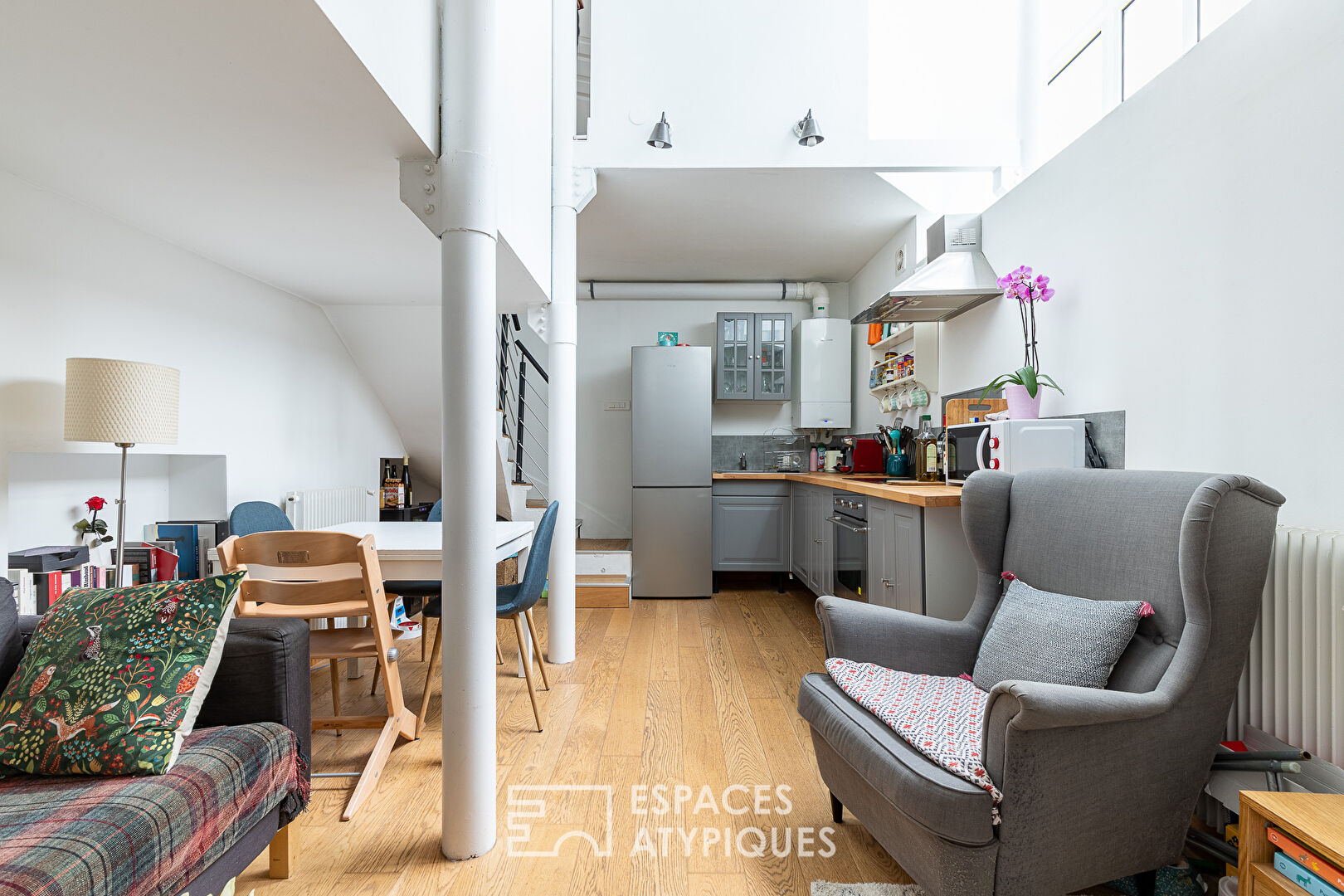 Loft inversé à proximité de Félix Faure