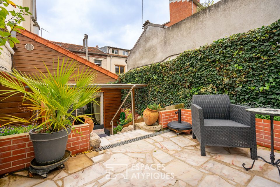 Loft en duplex avec terrasse, quartier Jeanne d'Arc