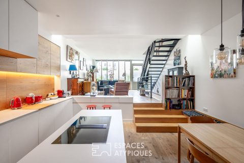 Triplex dans un ancien atelier à proximité de Montparnasse