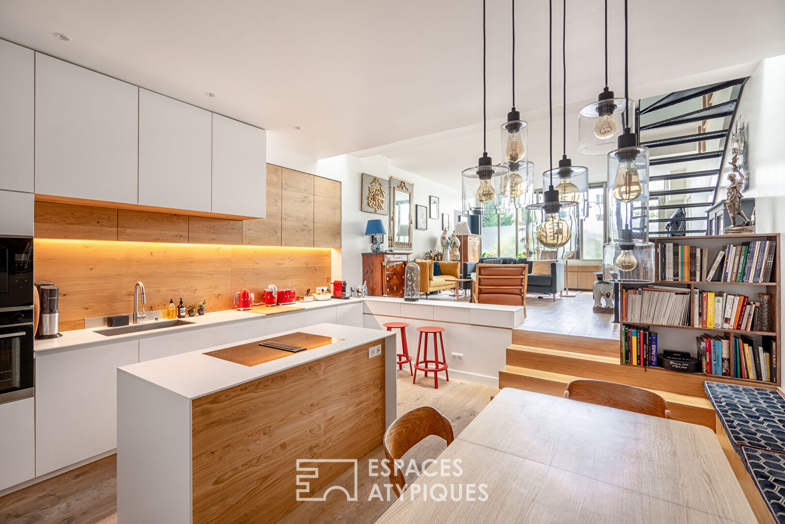 Triplex dans un ancien atelier à proximité de Montparnasse