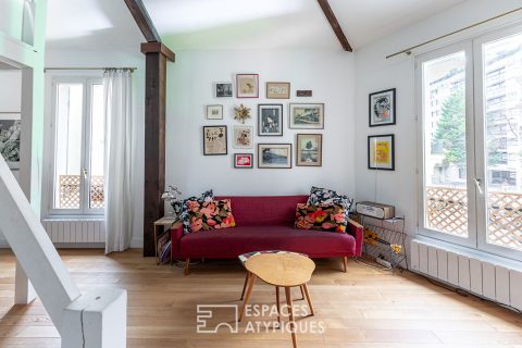 Esprit maison en dernier étage à proximité de Montparnasse