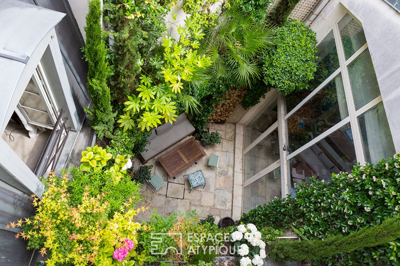 Maison/Atelier quartier bon marché avec terrasse végétalisée