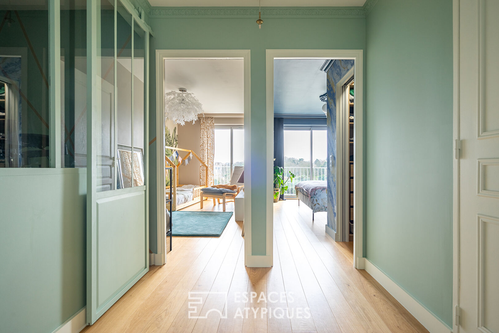 Appartement d’architecte avec balcon et vue panoramique sur le Parc Montsouris