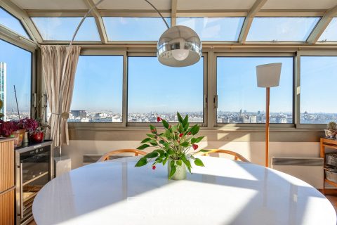 Montparnasse Duplex with Terrace and View of Paris