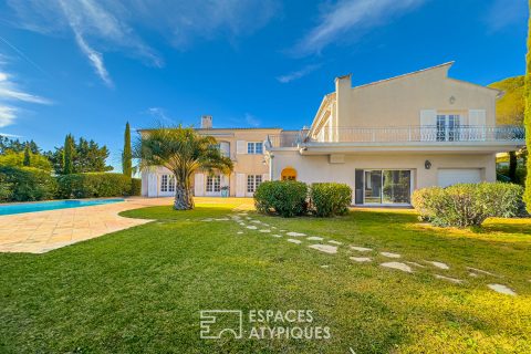 Bastide familiale avec vue mer