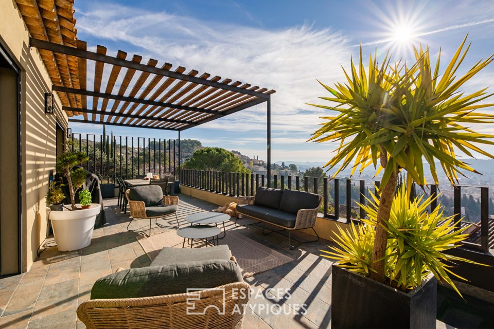 Villa contemporaine avec piscine et vue imprenable