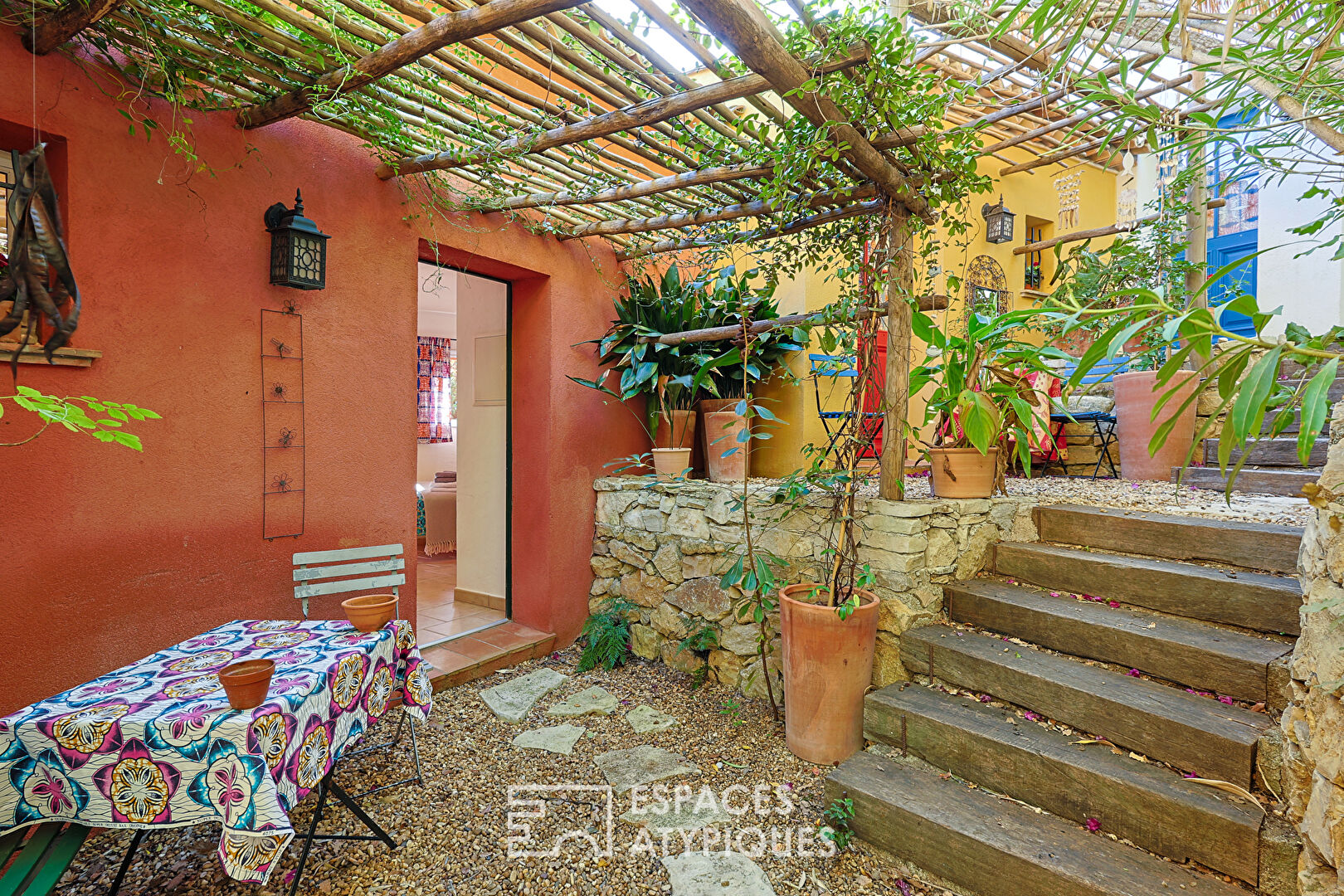 Holiday cottage that looks like a Provençal hamlet