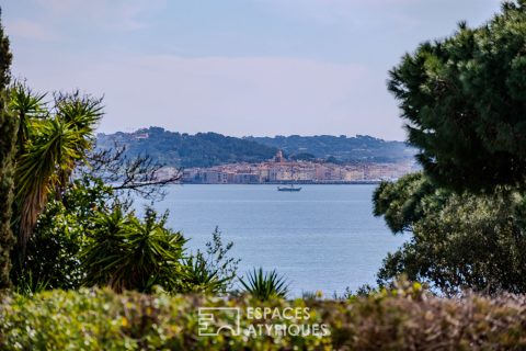 Appartement d’exception avec jardin et vue mer