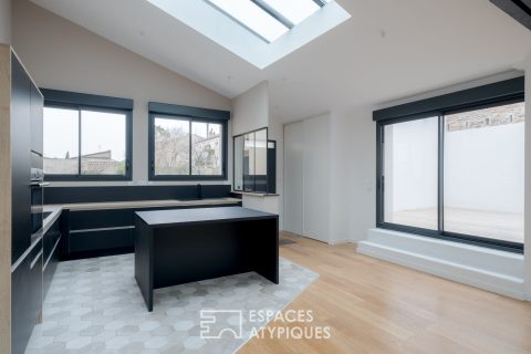 Loft contemporain avec patio à Barrière de Paris