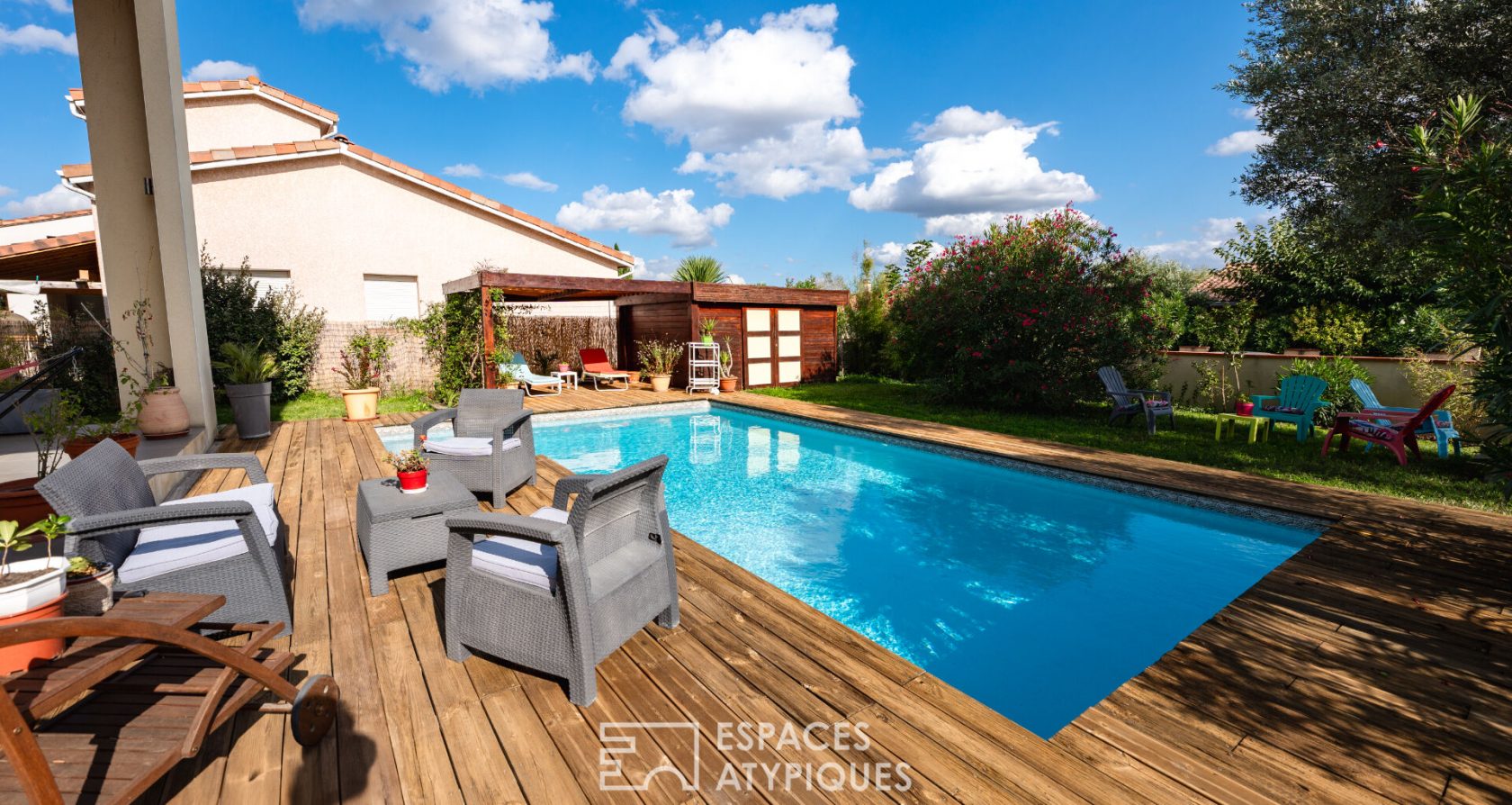 Family house in Colomiers with swimming pool and garage