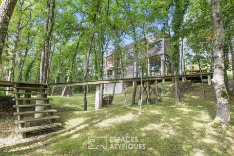 Architect’s house in the woods in Auch