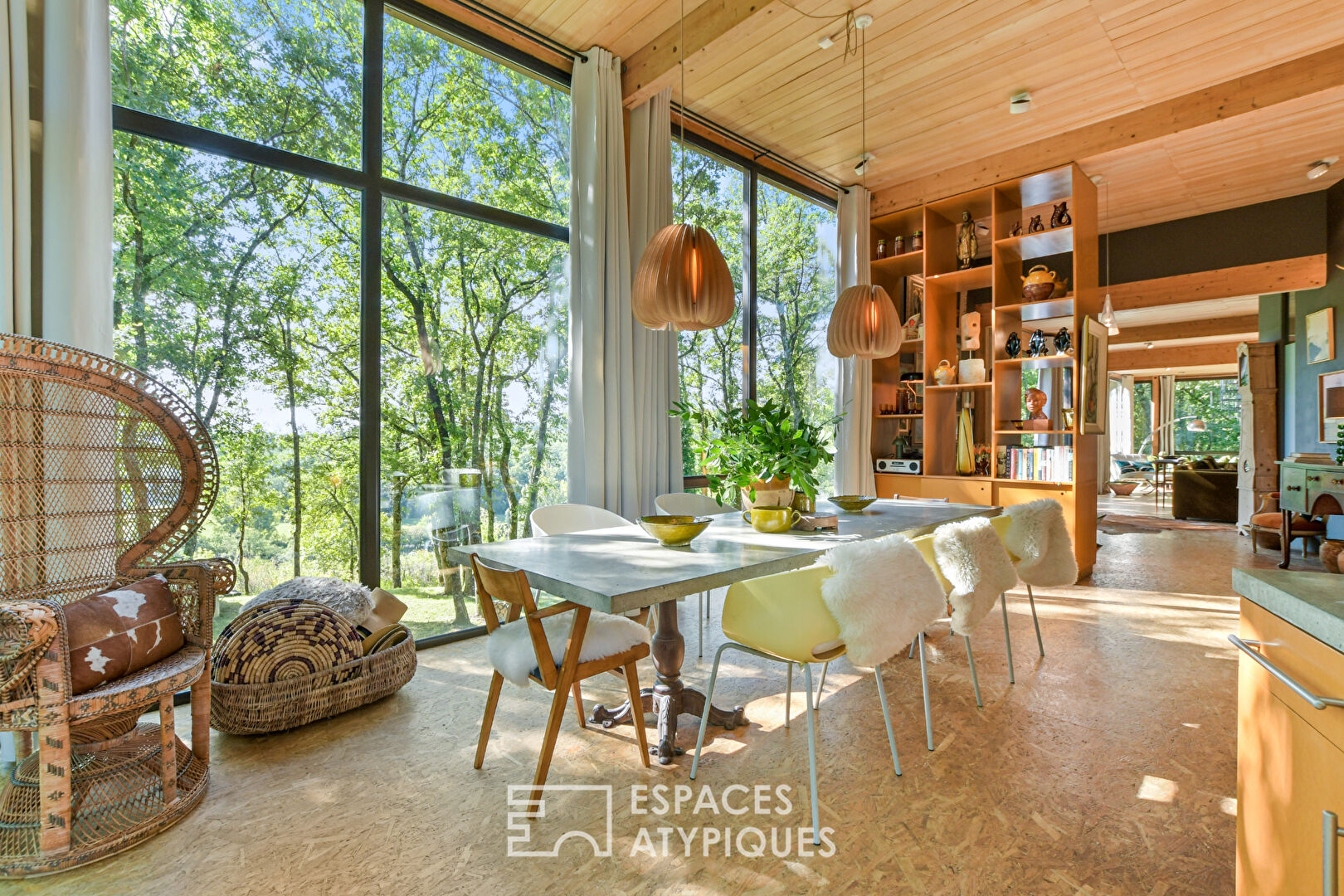 Maison d’architecte dans les bois à Auch