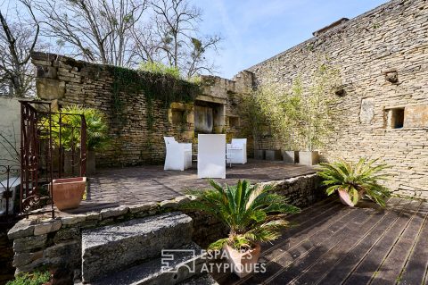 Maison de charme en pierre rénovée, avec piscine