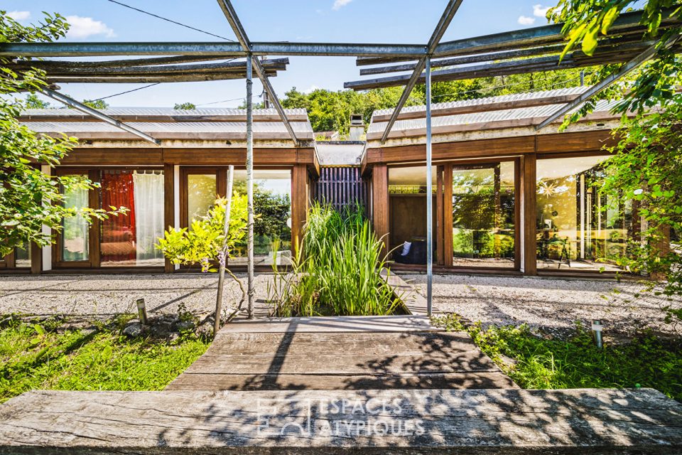 Maison d'architecte avec vue