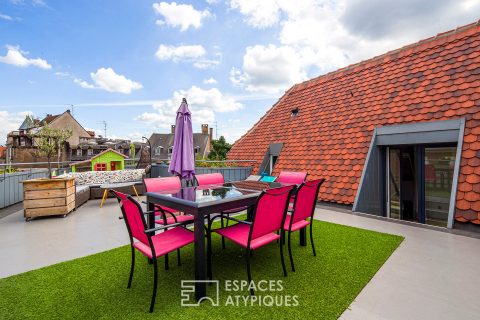 Duplex and its roof terrace