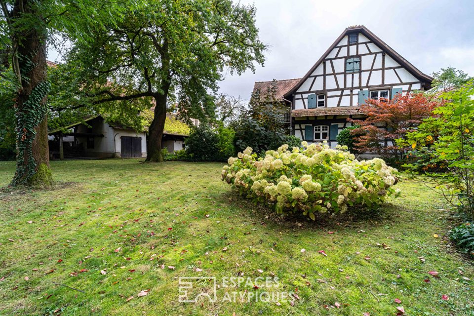 Maison alsacienne à réinterpréter dans un écrin de verdure