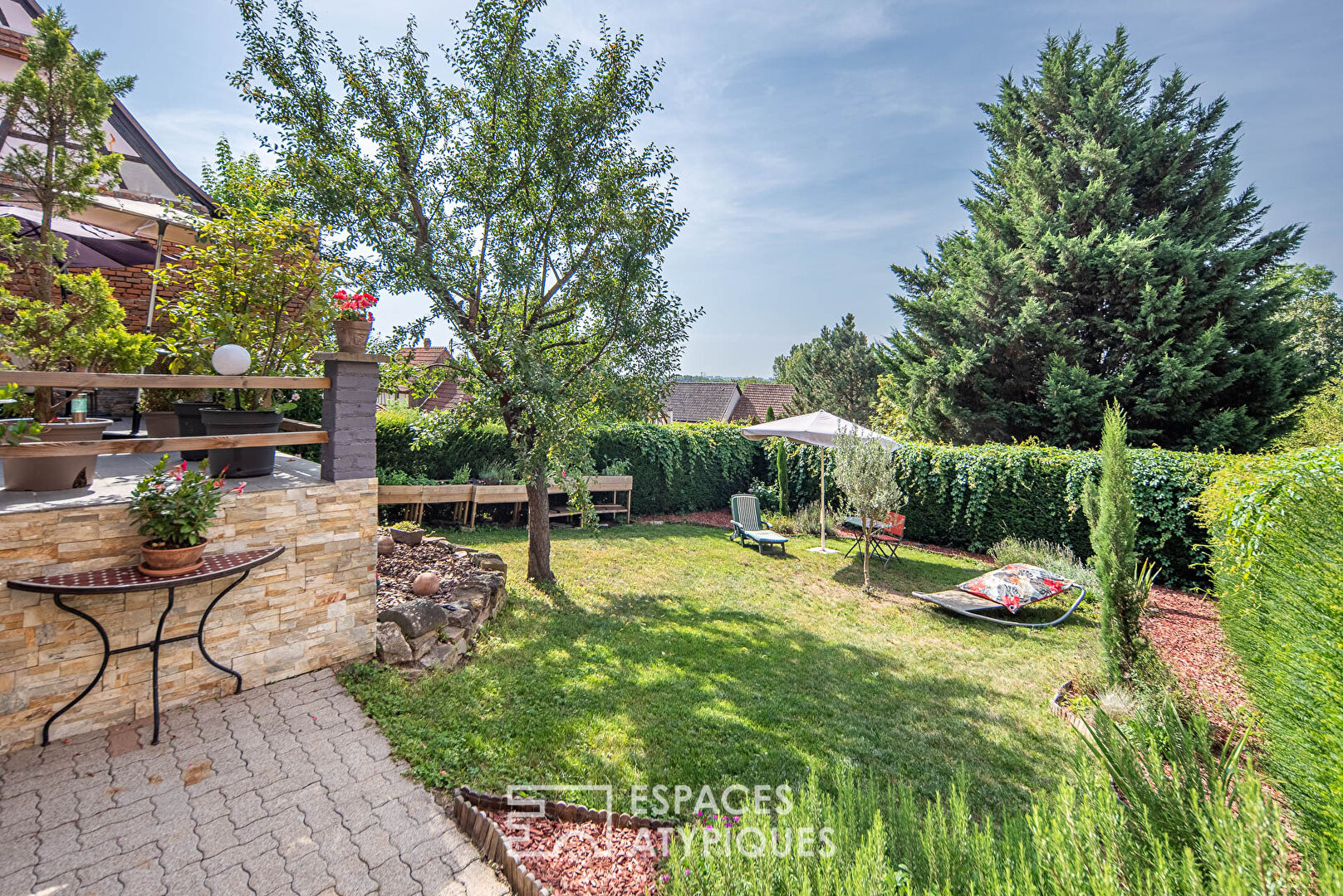 Renovated farmhouse and garden