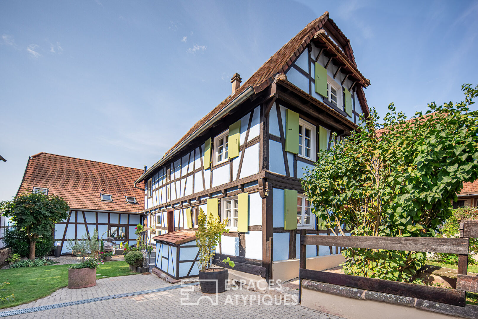 Renovated farmhouse and garden