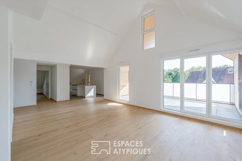 Penthouse with terrace and view of Mont Saint Odile