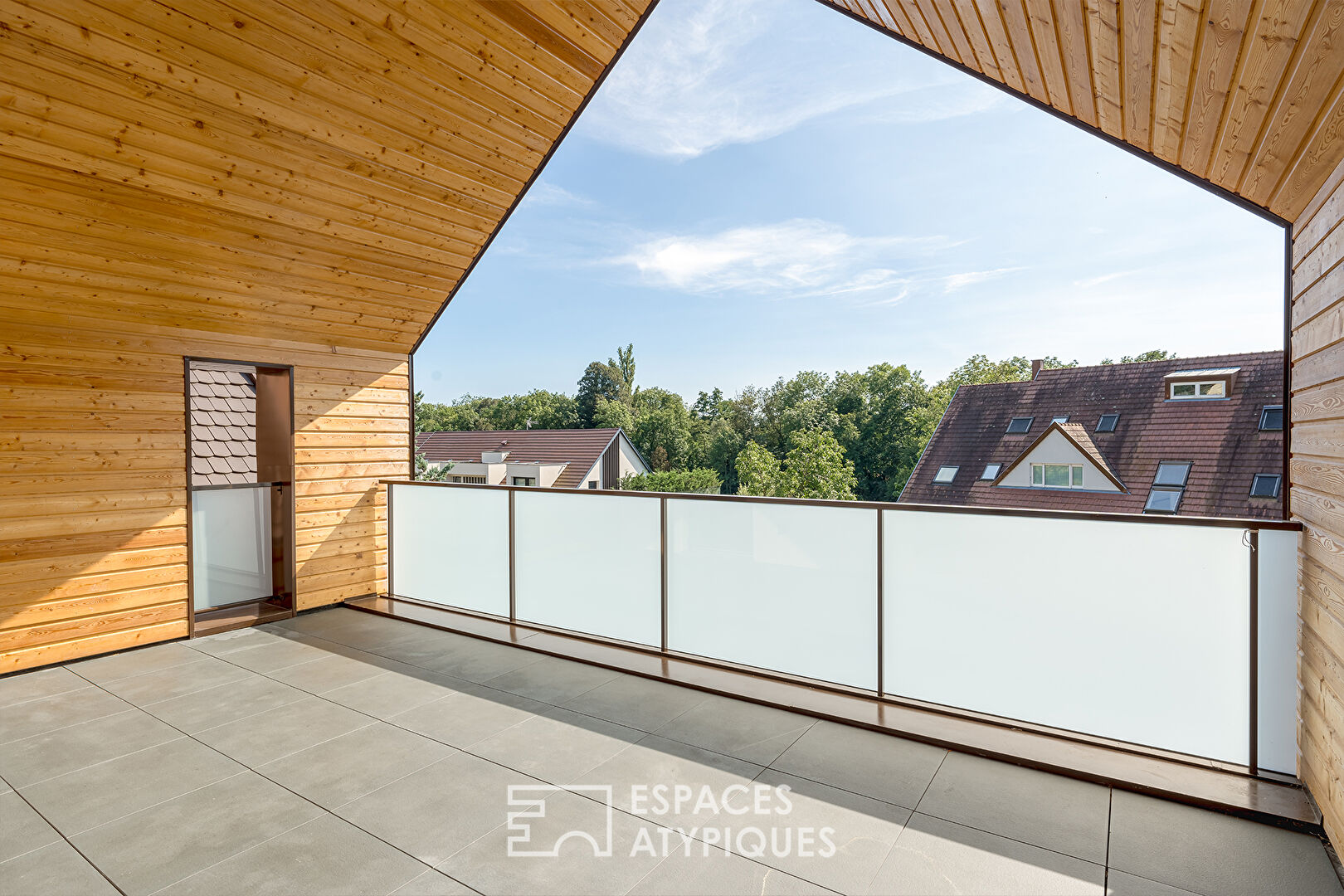 Attique et sa terrasse avec vue Mont Saint Odile