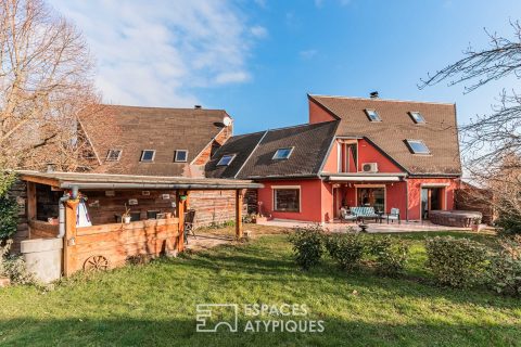 Maison de charme et son jardin au pied du vignoble