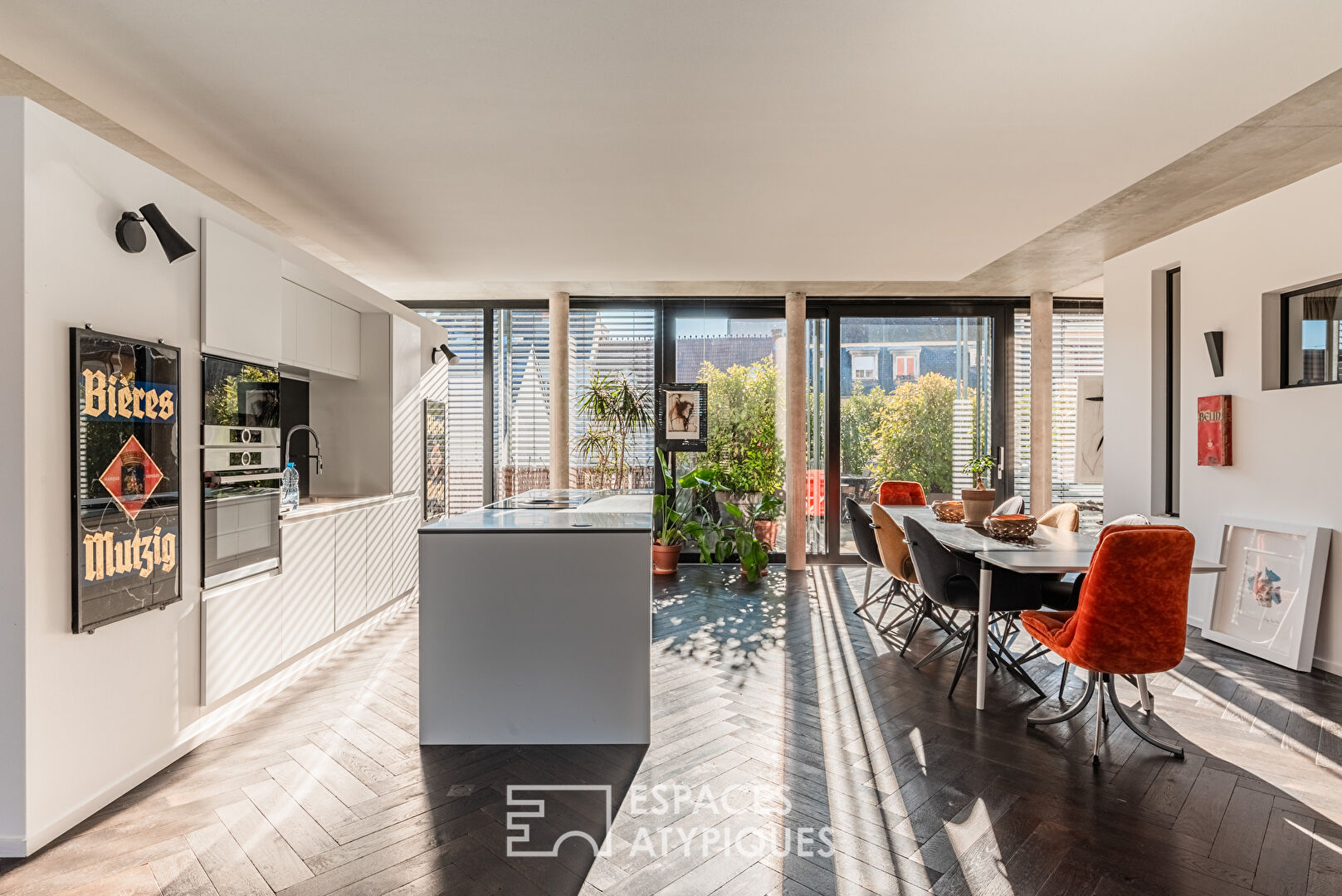 Appartement d’architecte et sa terrasse en coeur de ville