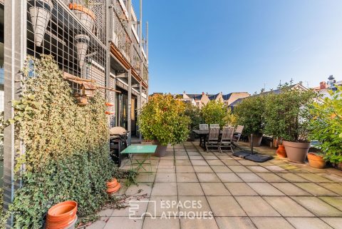 Appartement d’architecte et sa terrasse en coeur de ville