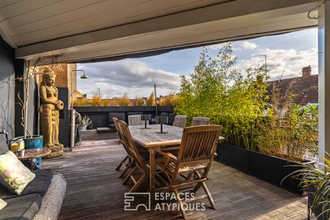 Duplex d’architecte et ses terrasses quartier Observatoire