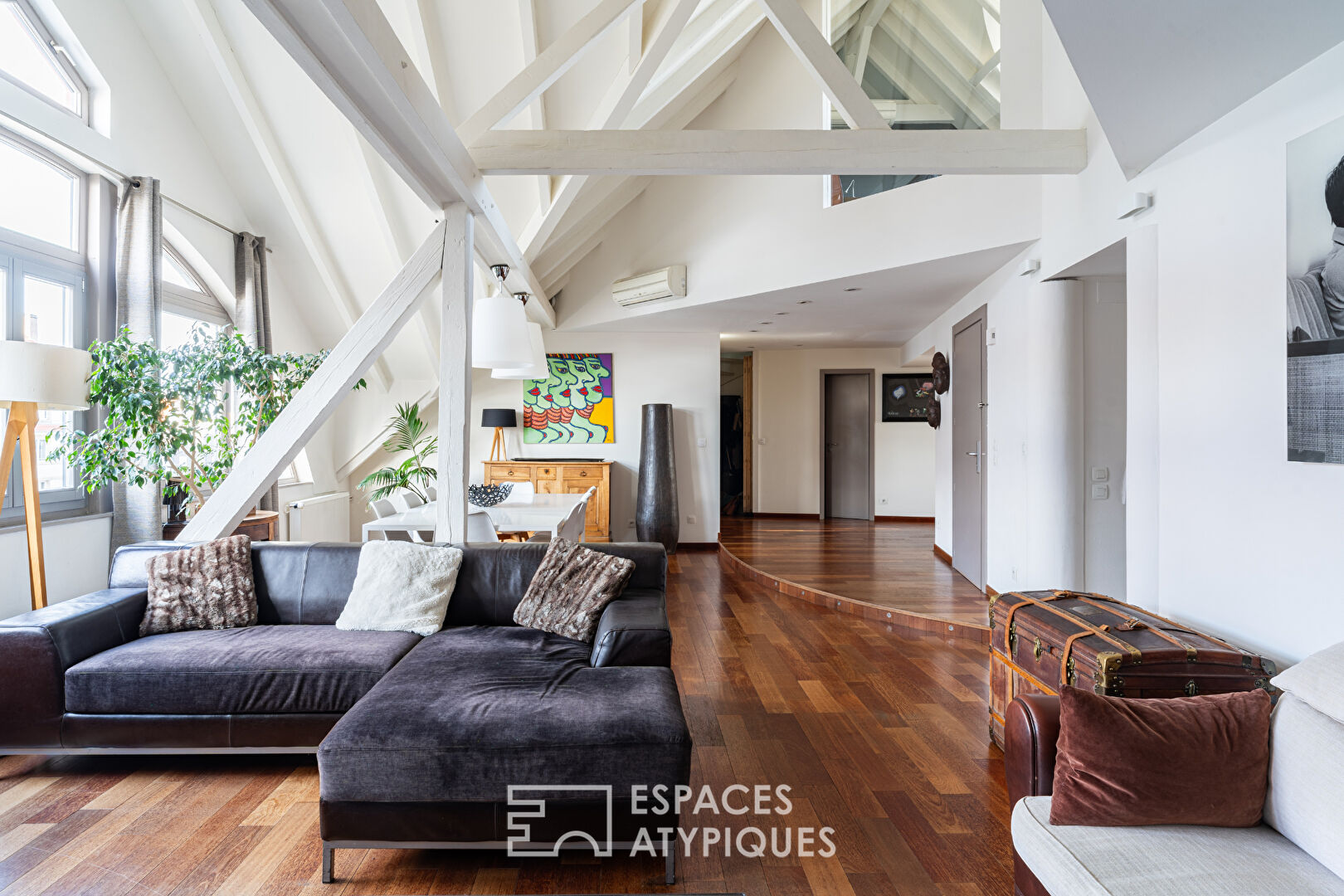 Duplex d’architecte et ses terrasses quartier Observatoire