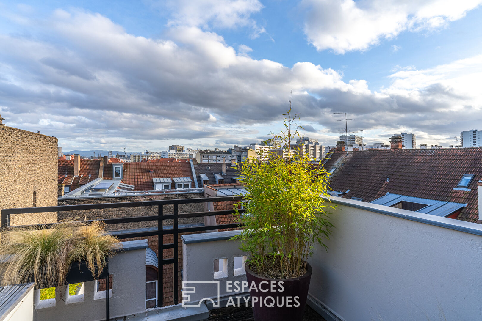 Duplex d’architecte et ses terrasses quartier Observatoire