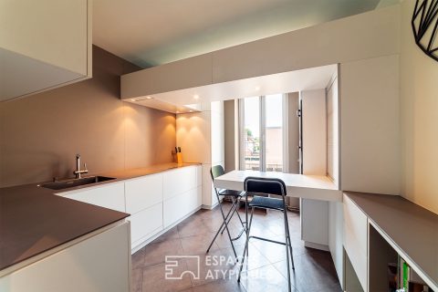 Contemporary flat in the Brasseurs district