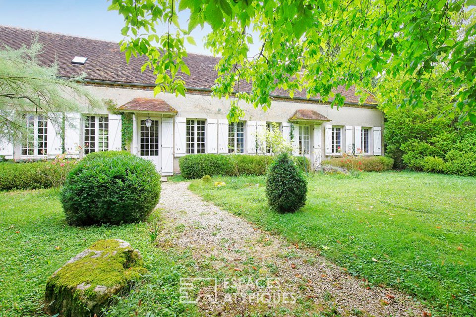 Maison de campagne avec jardin