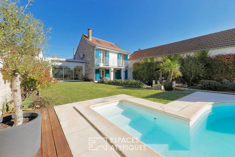 Charmante maison de village avec piscine et jardin