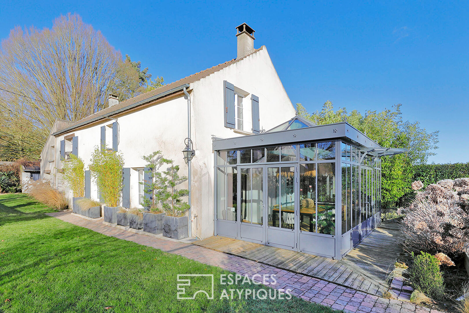 Belle maison briarde avec piscine