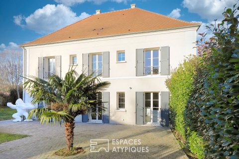 La belle maison contemporaine en coeur de ville avec jardin