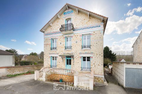 Millstone villa from 1900 with garden