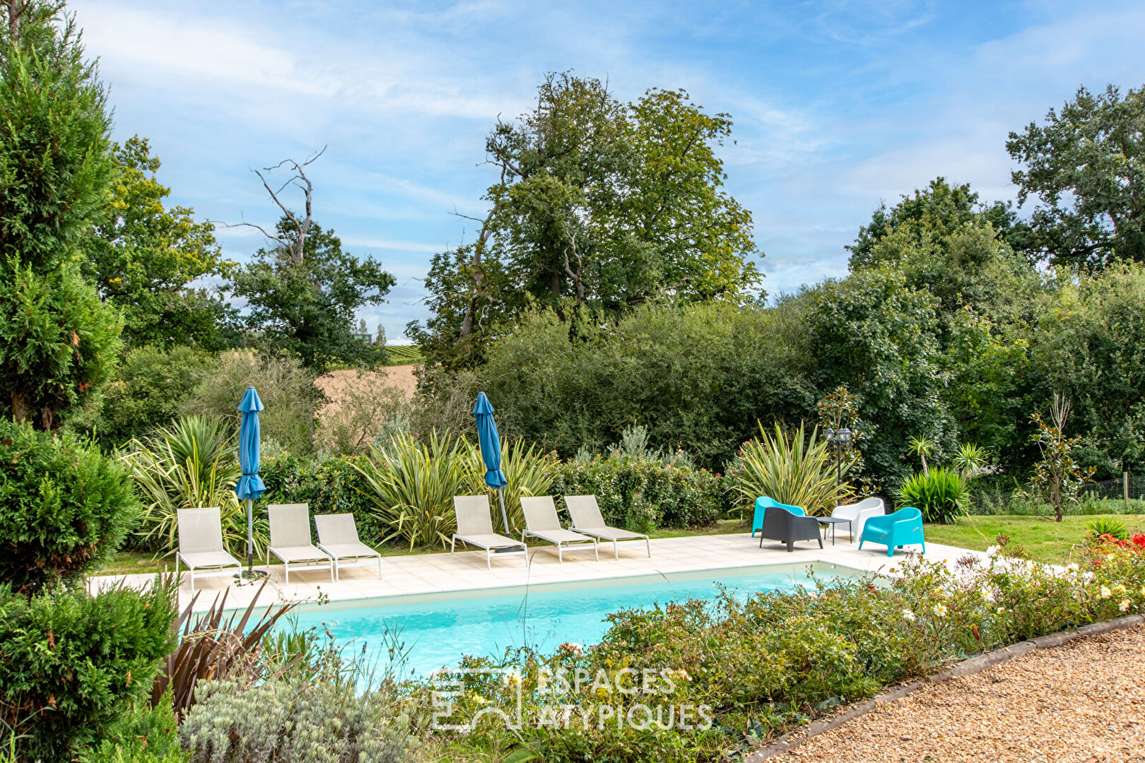 Manoir du XVIIe avec piscine