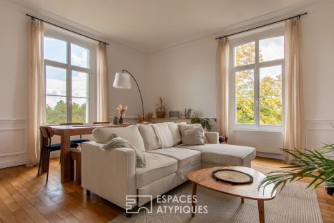 Appartement rénové dans l’ancien au bord du Lac de Maine