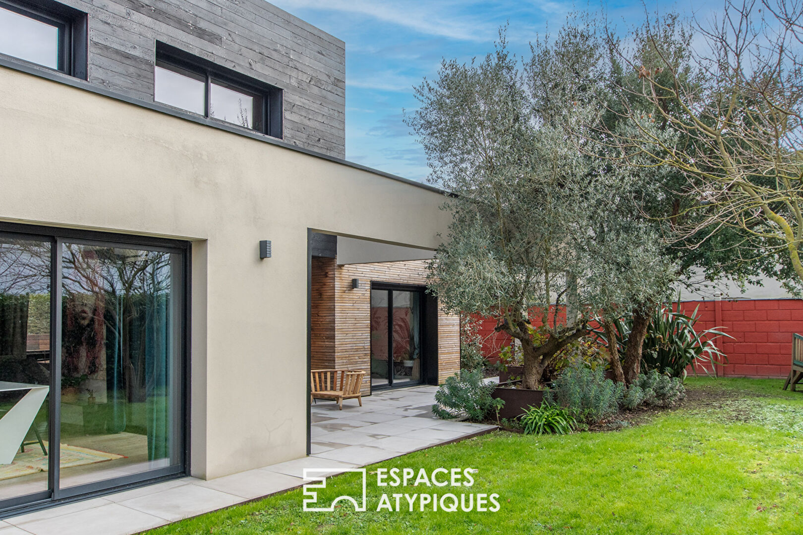 Maison contemporaine à l’ambiance Chaleureuse