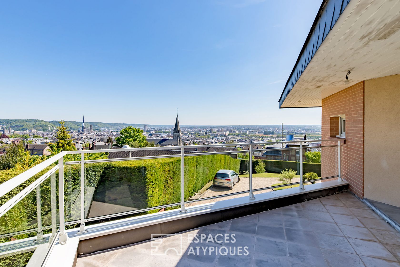 Maison contemporaine avec vue panoramique sur Rouen