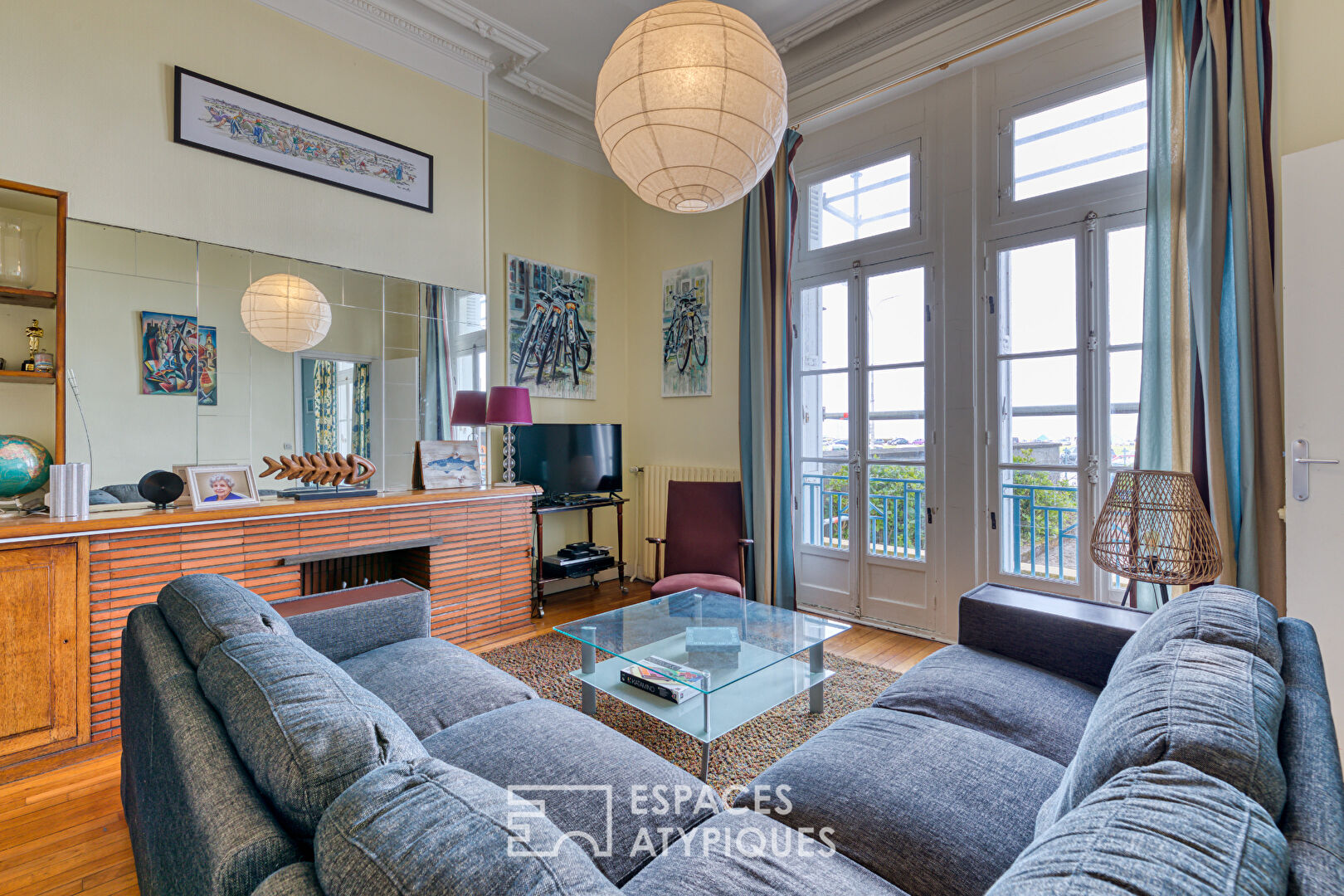 Appartement en bord de mer dans un ancien hôtel de 1901