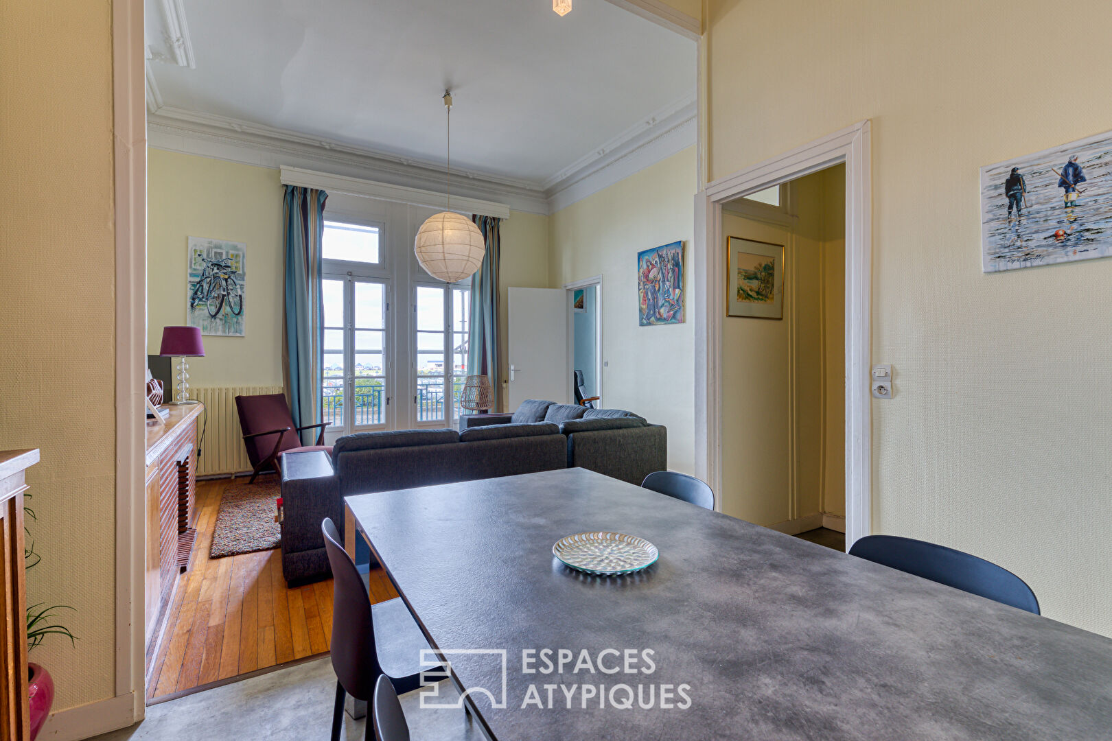 Appartement en bord de mer dans un ancien hôtel de 1901