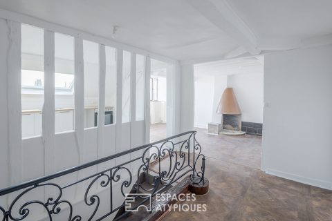 Rare duplex apartment with view and parking