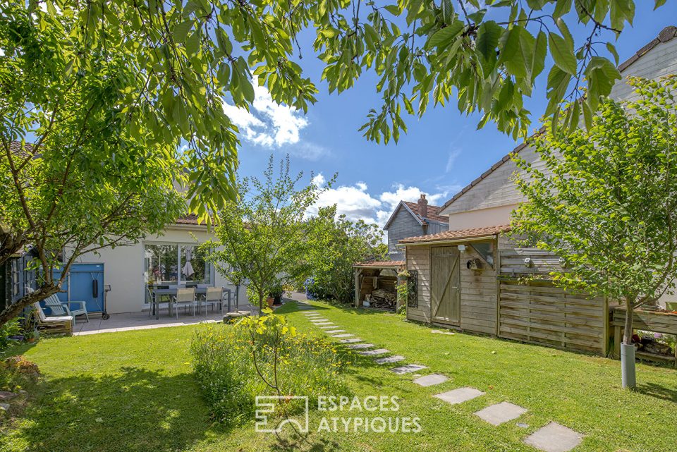 Maison avec gites et jardin paysager