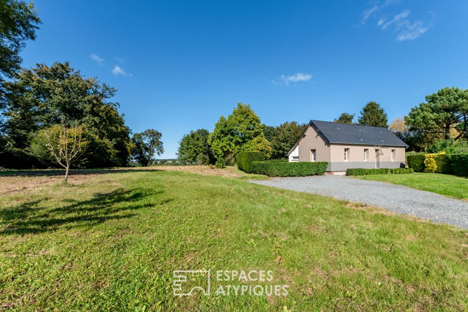 Cottage rénové sur le littoral avec parcelle constructible et herbage