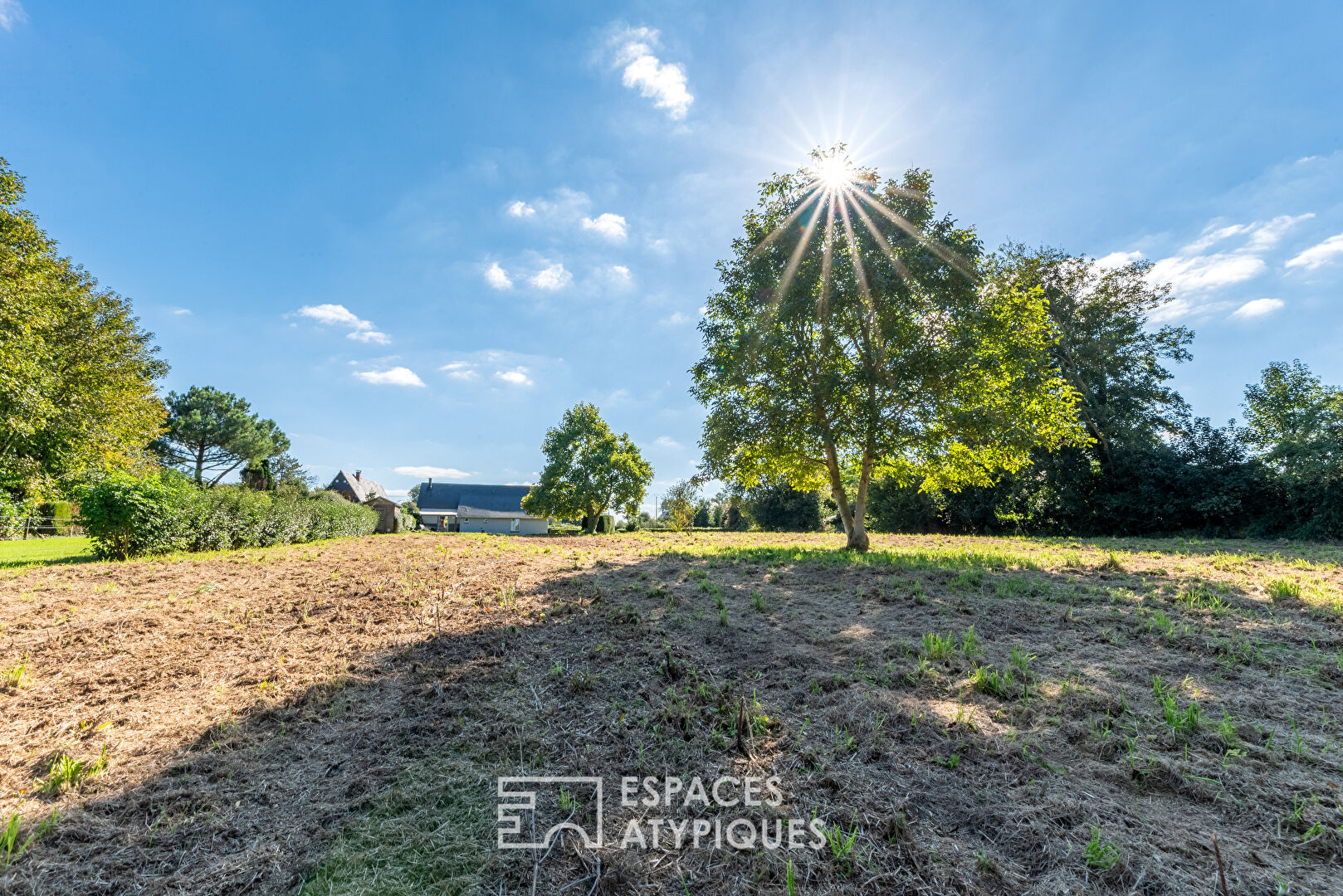 Renovated cottage on the coast with building plot and grassland