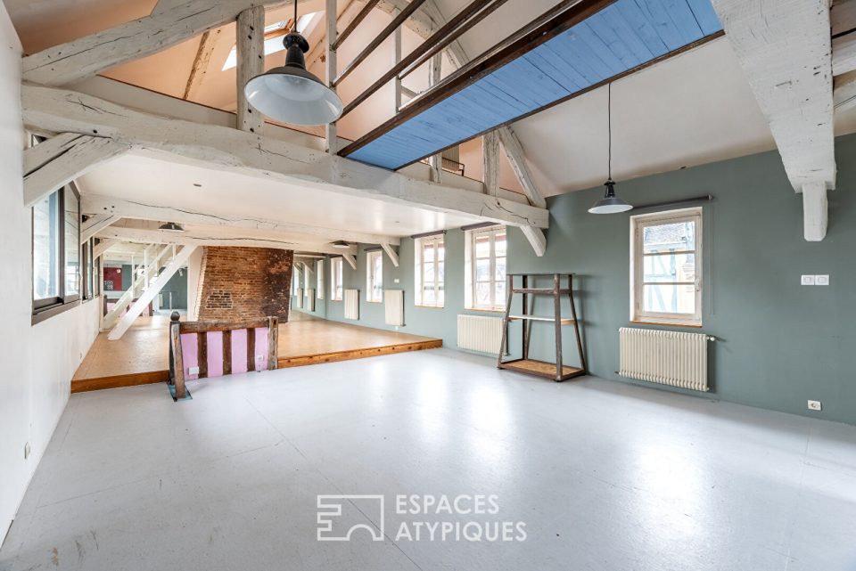 Appartement de caractère au style loft dans un quartier historique