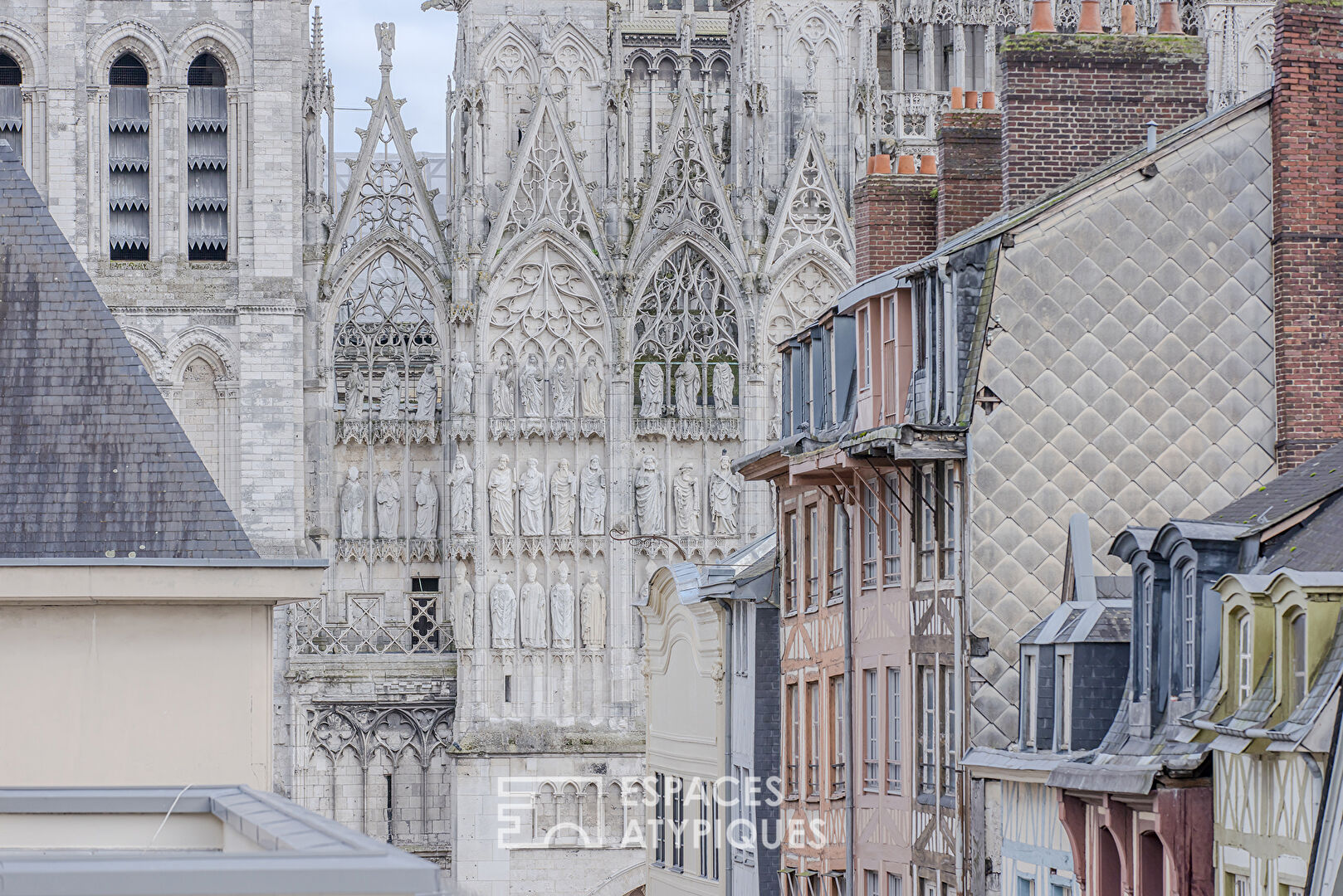 Appartement avec vue et terrasse en plein coeur de Rouen