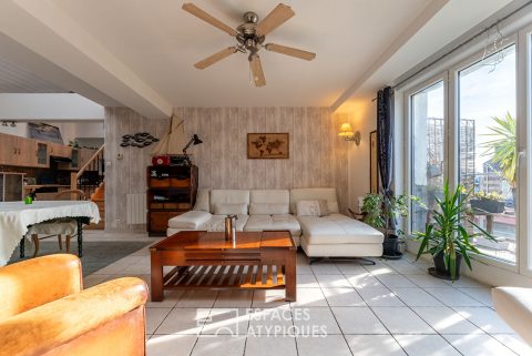 Appartement en duplex avec terrasse et garage au Havre